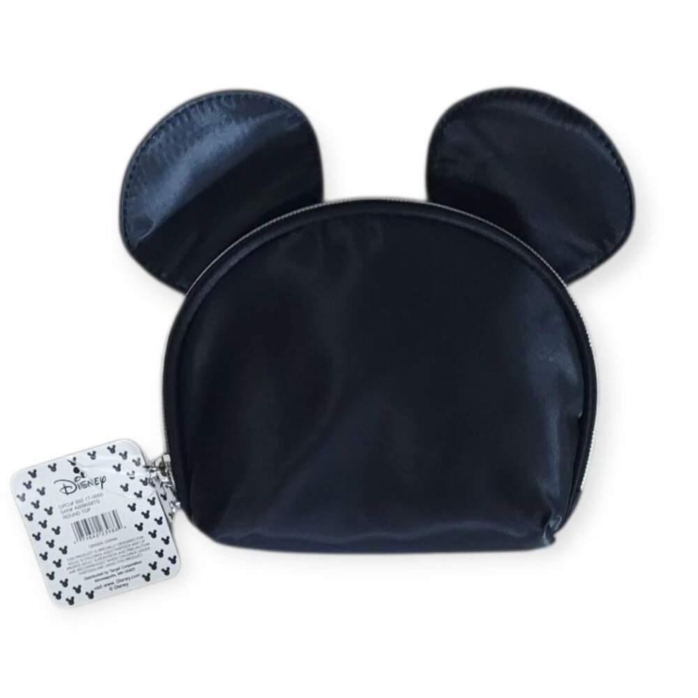 Disney Mickey Mouse Mickey Ears Black Cosmetic Makeup Vanity Bag Case